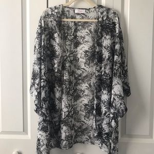 Floral beach coverup/cardigan